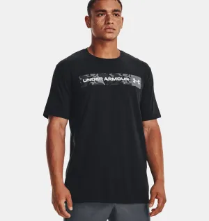 Men's Camo Chest Stripe Short Sleeve
