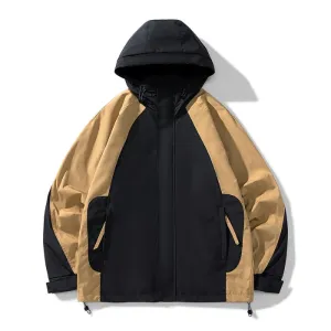Men's Easy-to-Clean Windproof Rain Coat for Outdoor Adventures