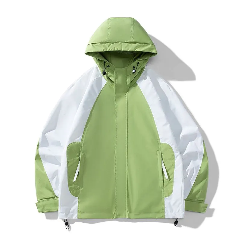 Men's Easy-to-Clean Windproof Rain Coat for Outdoor Adventures