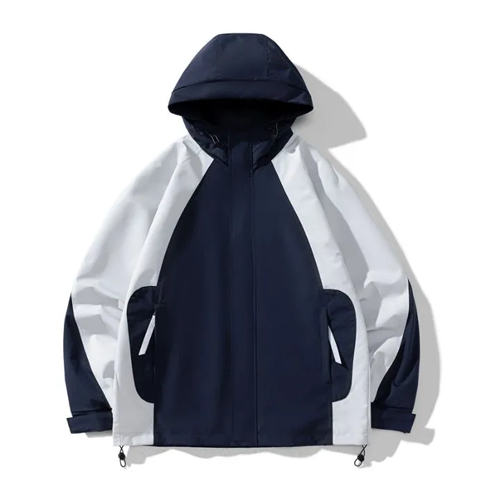 Men's Easy-to-Clean Windproof Rain Coat for Outdoor Adventures