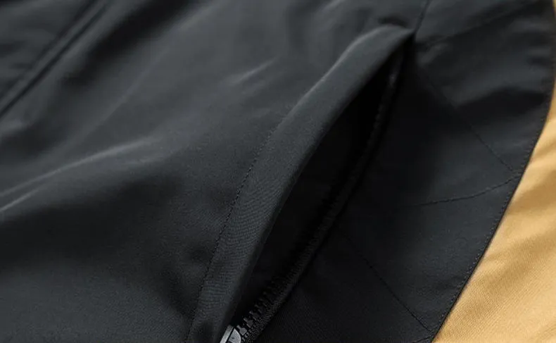 Men's Easy-to-Clean Windproof Rain Coat for Outdoor Adventures