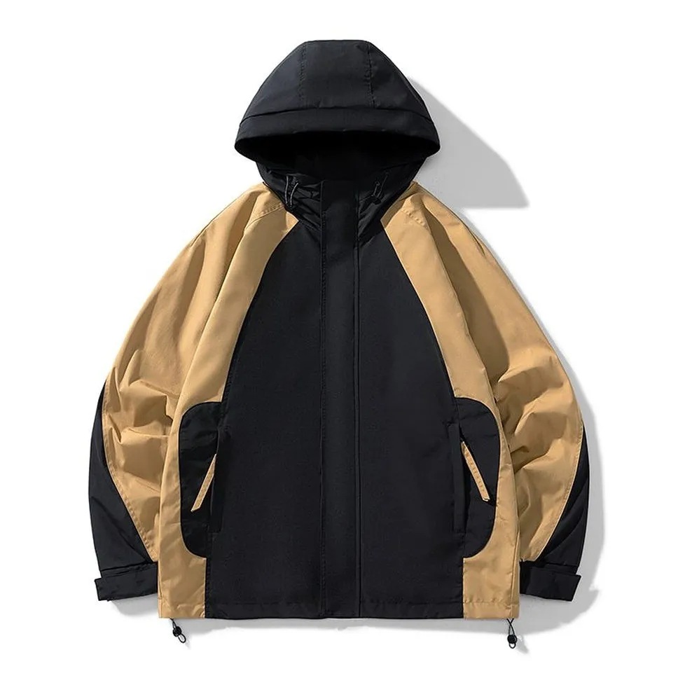 Men's Easy-to-Clean Windproof Rain Coat for Outdoor Adventures