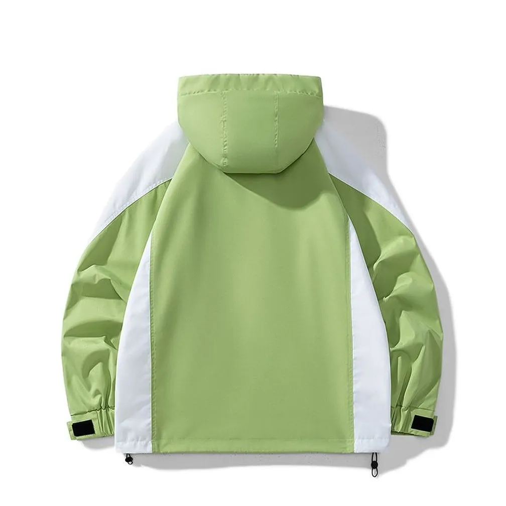 Men's Easy-to-Clean Windproof Rain Coat for Outdoor Adventures