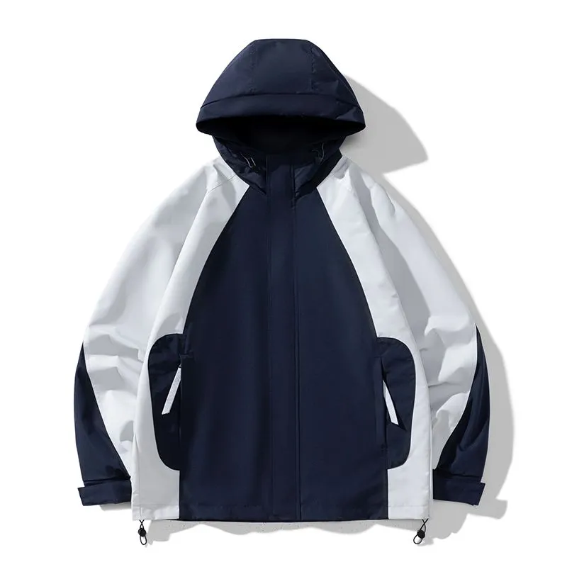 Men's Easy-to-Clean Windproof Rain Coat for Outdoor Adventures