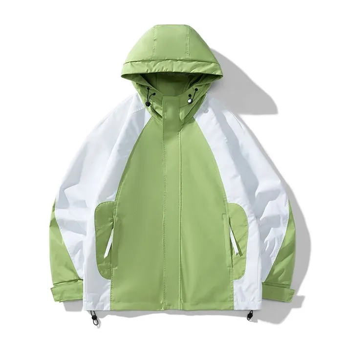 Men's Easy-to-Clean Windproof Rain Coat for Outdoor Adventures