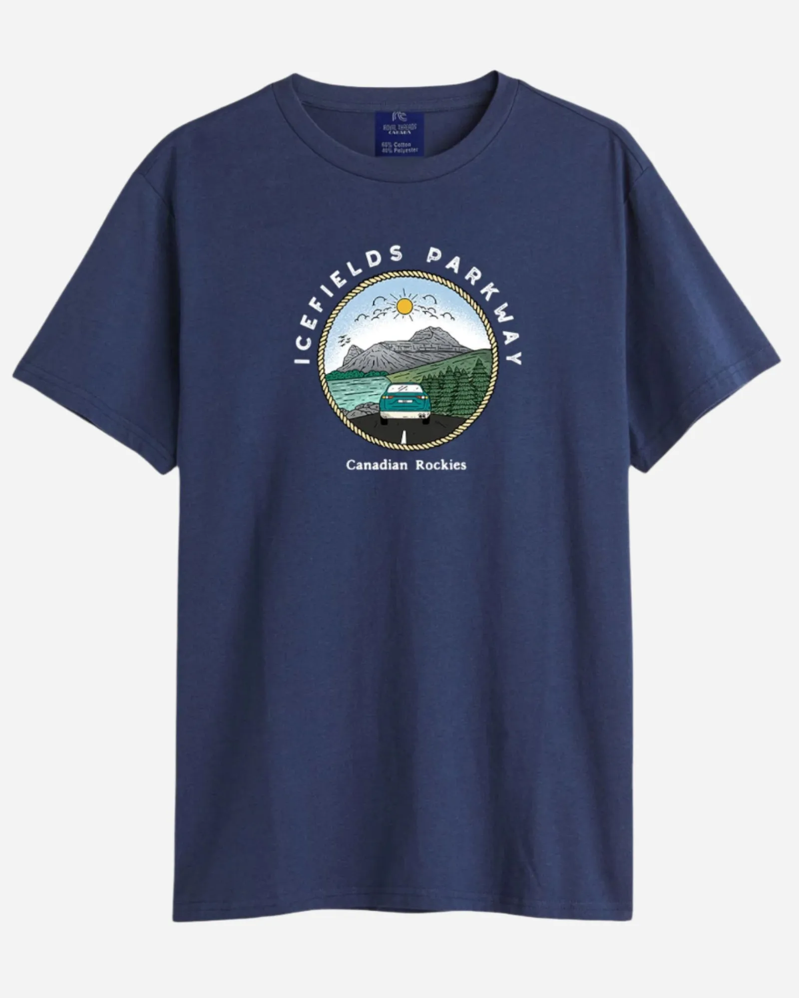 Men's Icefields Parkway Printed Cotton T Shirt