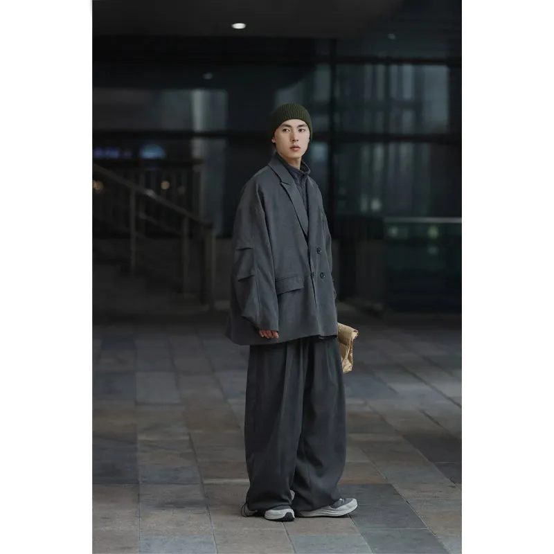 Men's Oversized Double Breasted Blazer