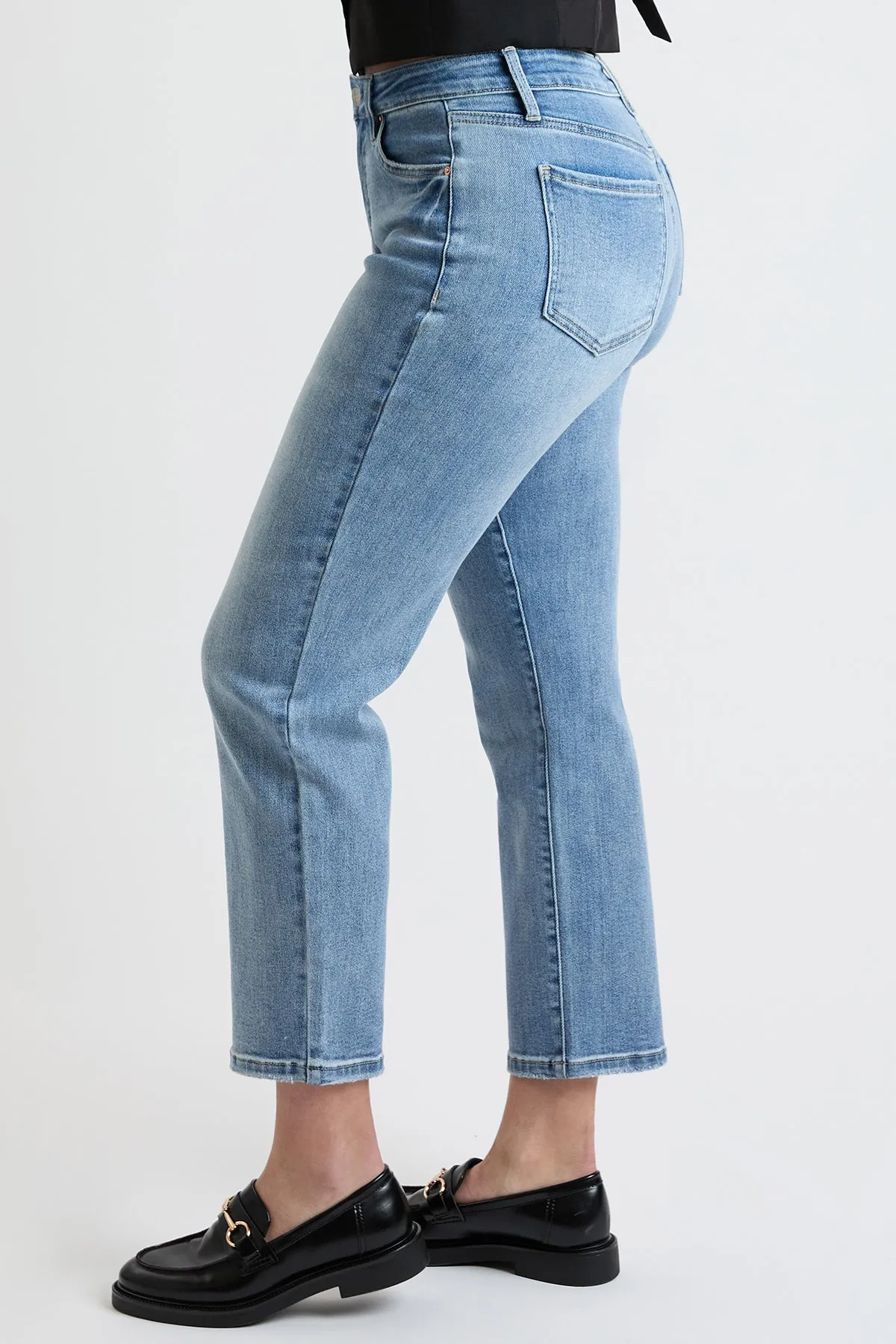 Mid Rise Premium Stretch Slim Straight Jeans, Pack of 8