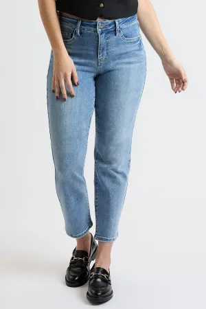 Mid Rise Premium Stretch Slim Straight Jeans, Pack of 8