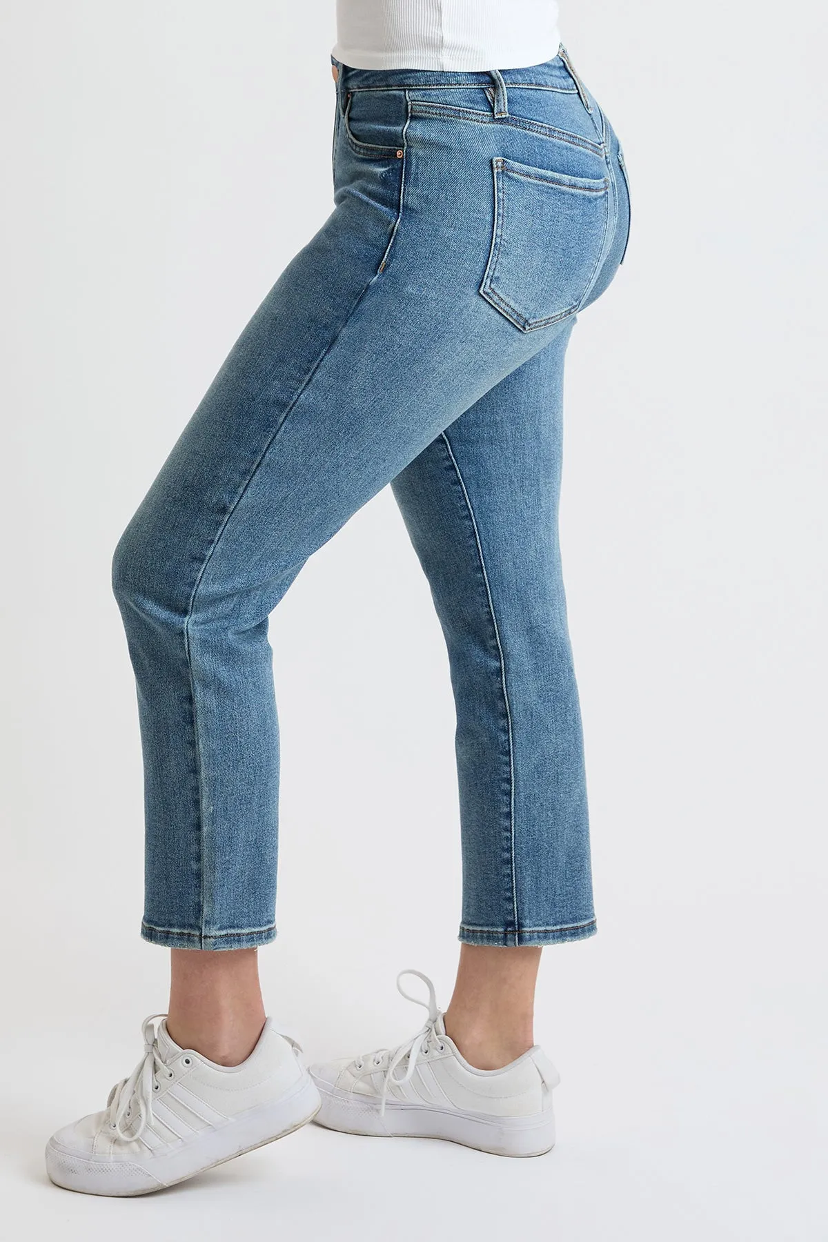 Mid Rise Premium Stretch Slim Straight Jeans, Pack of 8