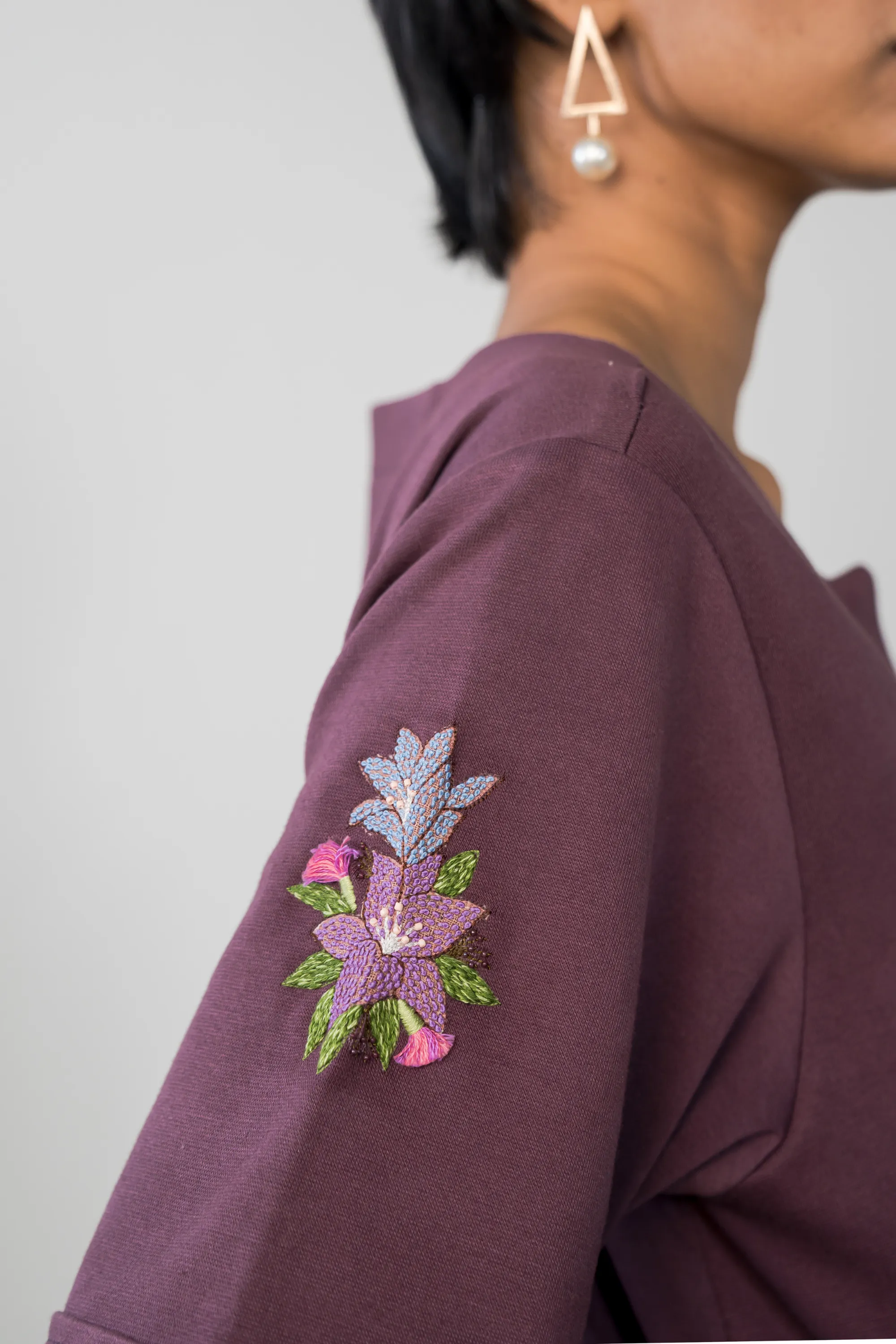 Midnight Bloom tencel kaftan