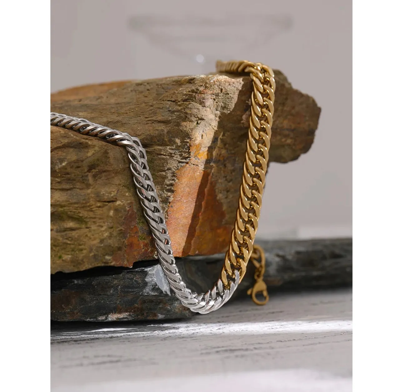 Mix Stainless Steel Necklace 300-8 | Erika Williner Designs