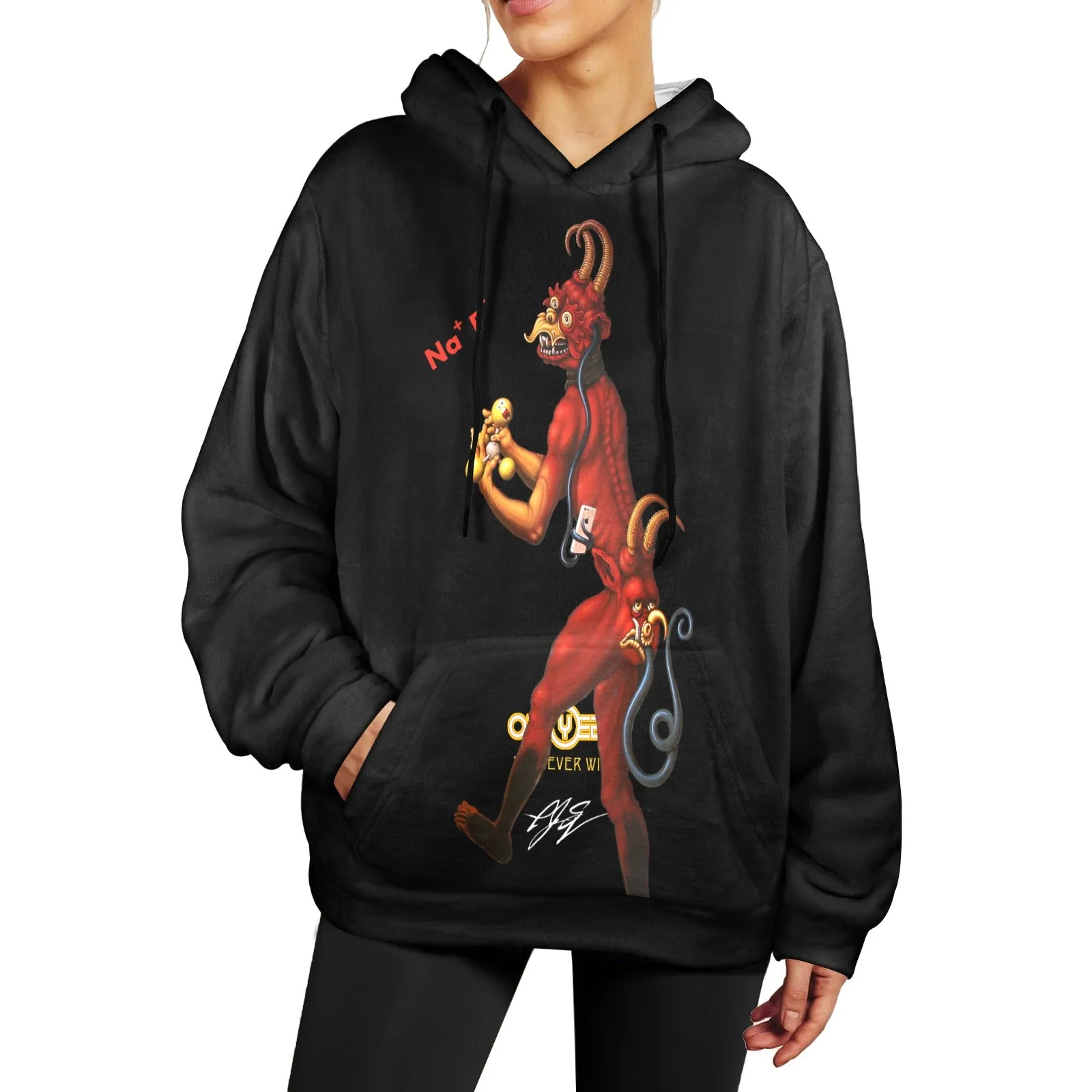Molecular Martyrdom Flouride Women's Flannel Hoodie