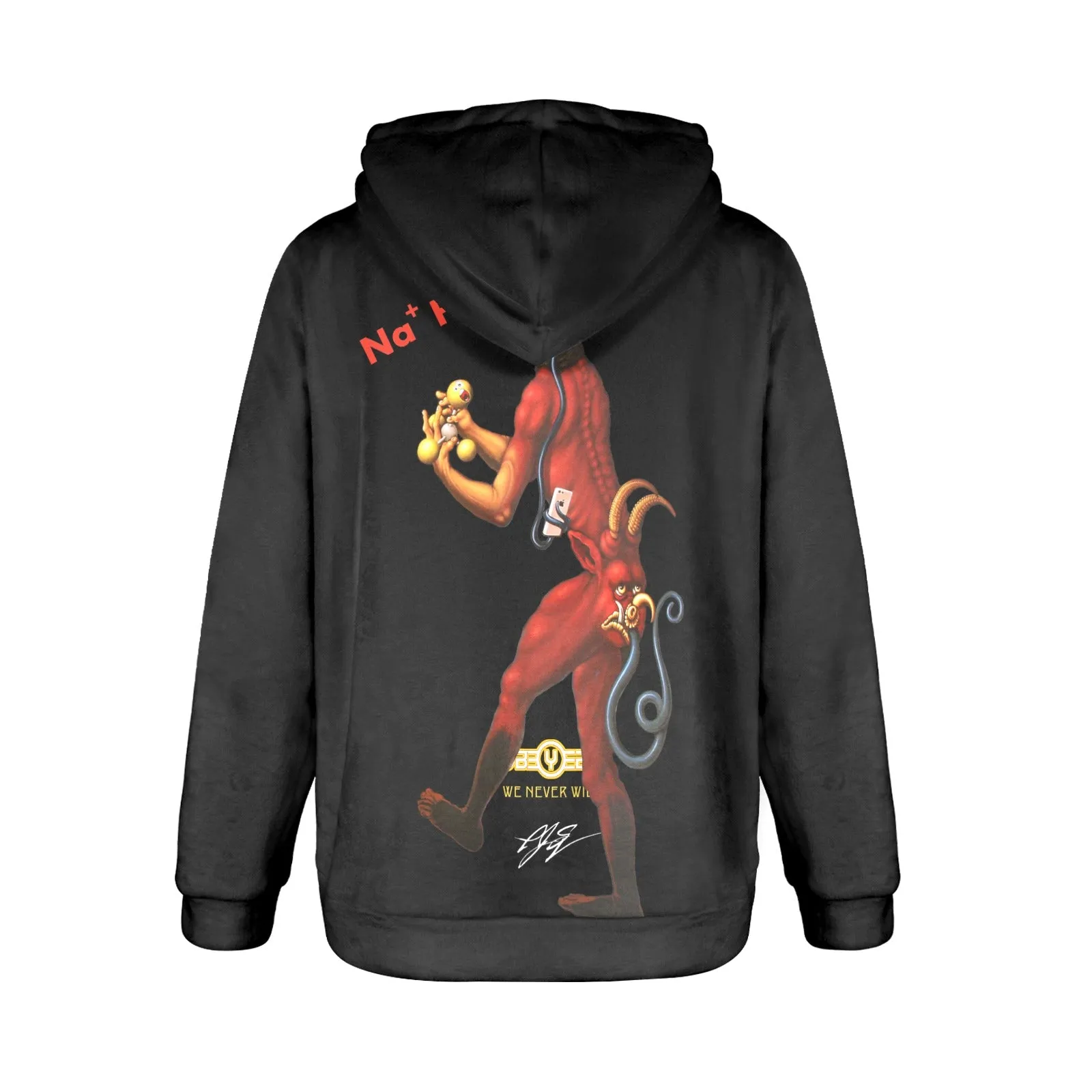 Molecular Martyrdom Flouride Women's Flannel Hoodie