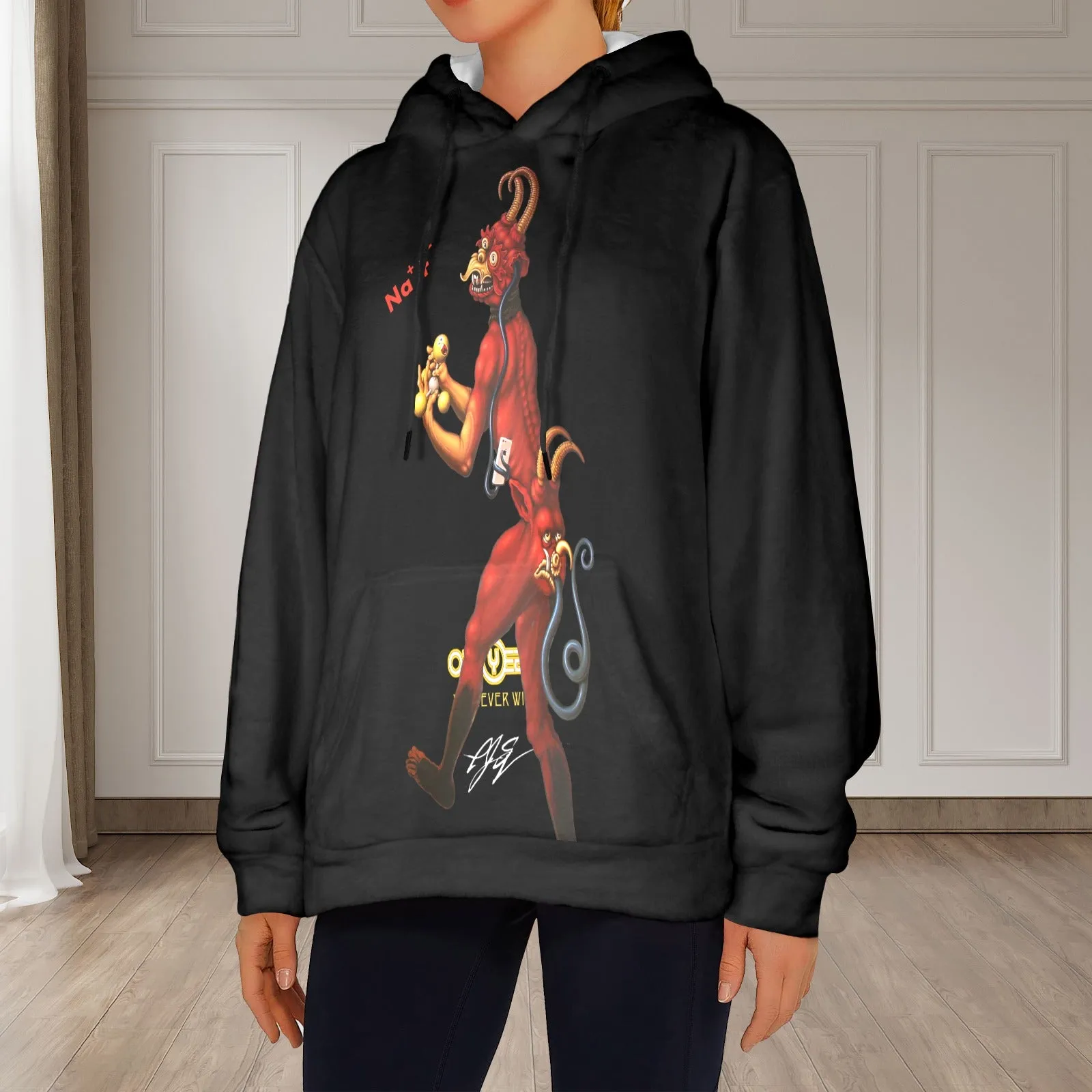 Molecular Martyrdom Flouride Women's Flannel Hoodie