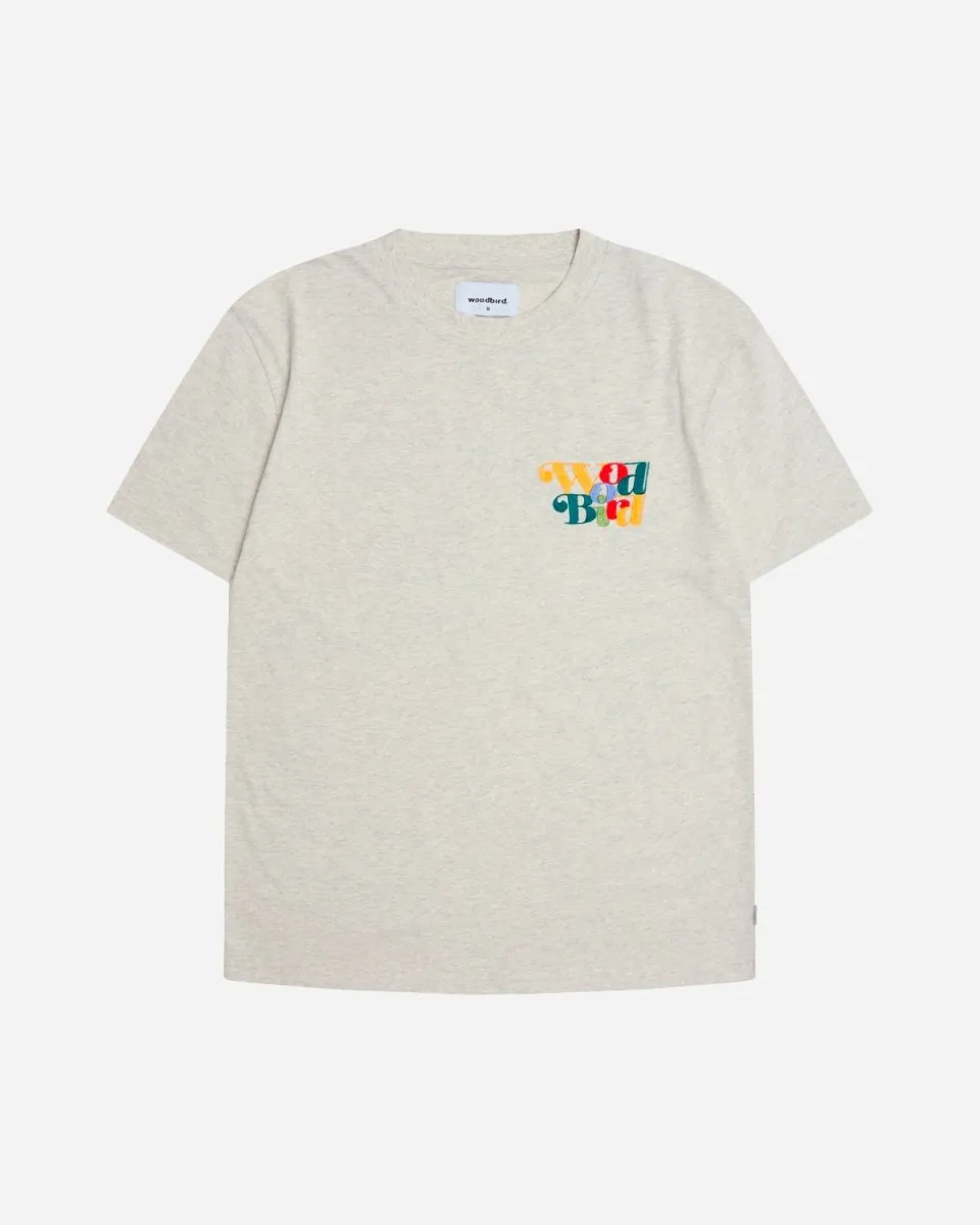 Molt Wirl Tee - Snow Melange