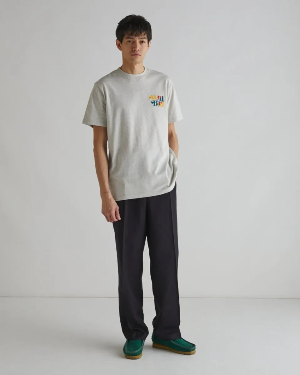 Molt Wirl Tee - Snow Melange
