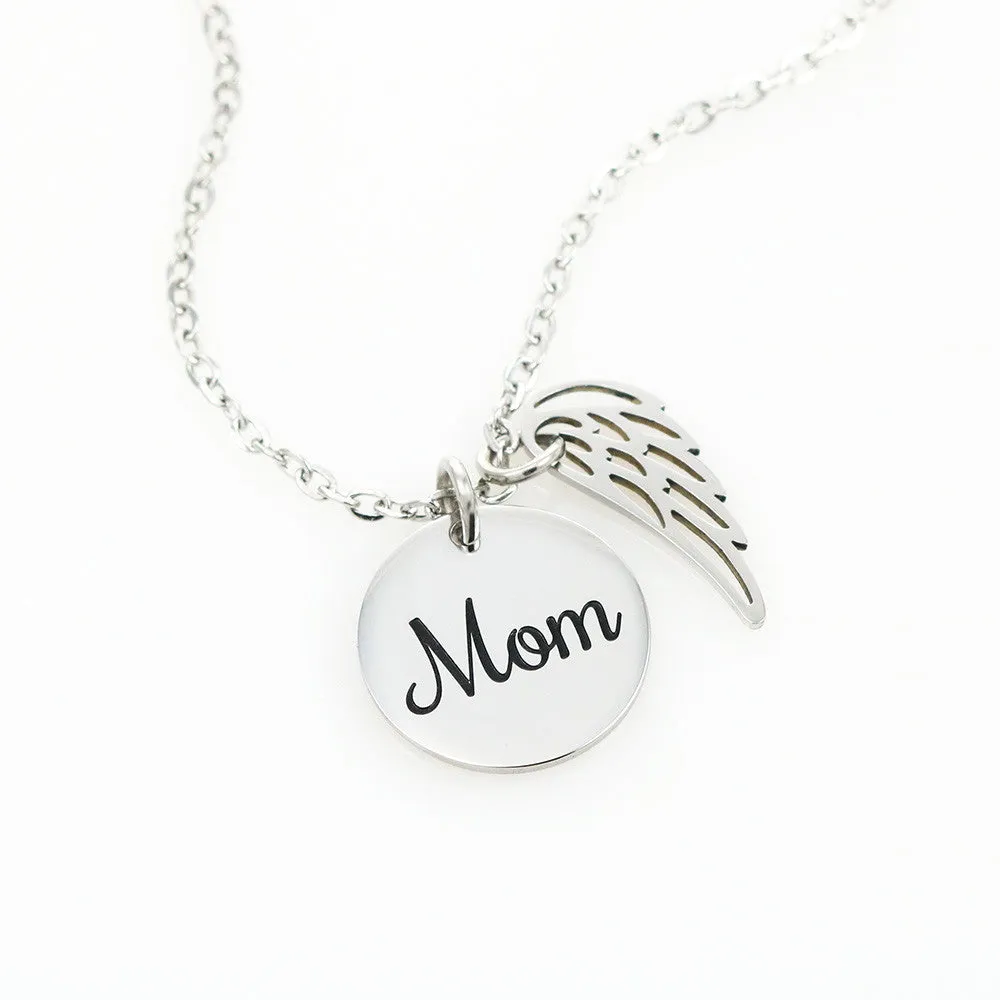 Mom Remembrance Necklace - Half Of My Heart