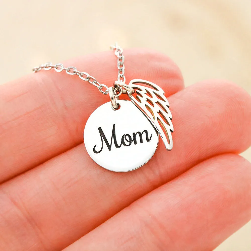 Mom Remembrance Necklace - Half Of My Heart