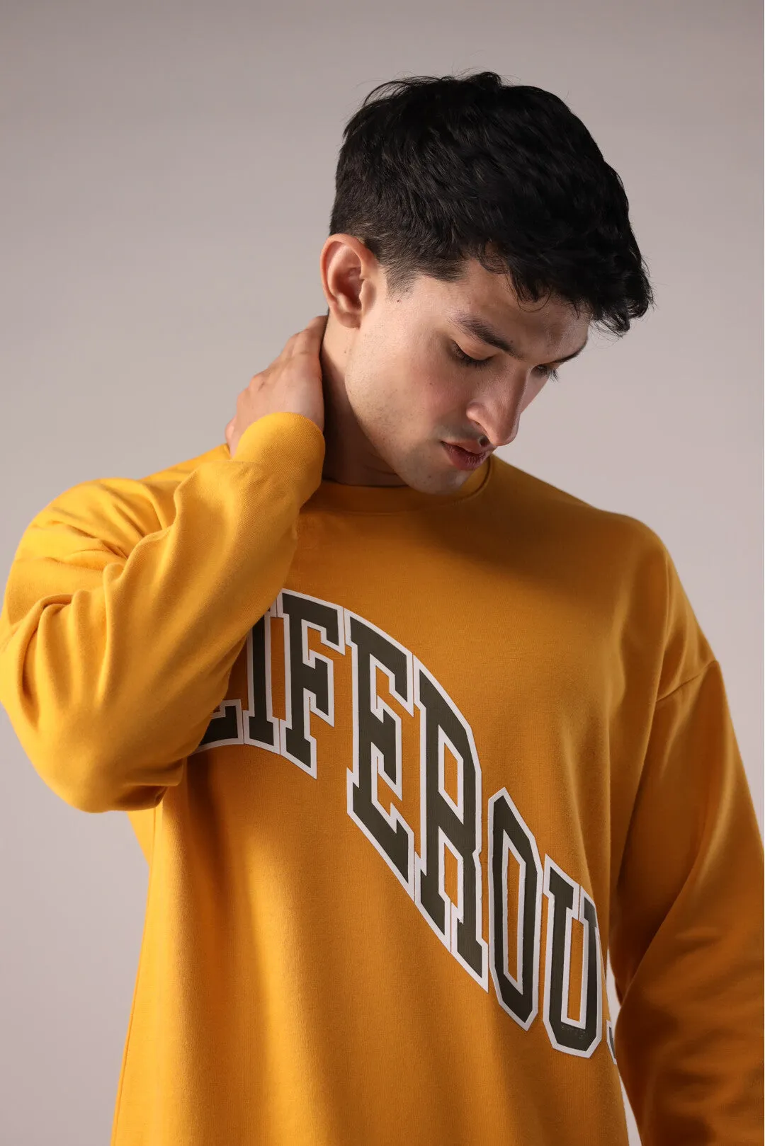 Mustard Oversized Sweatshirt