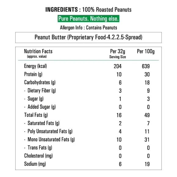 MyFitness All Natural Smooth Peanut Butter