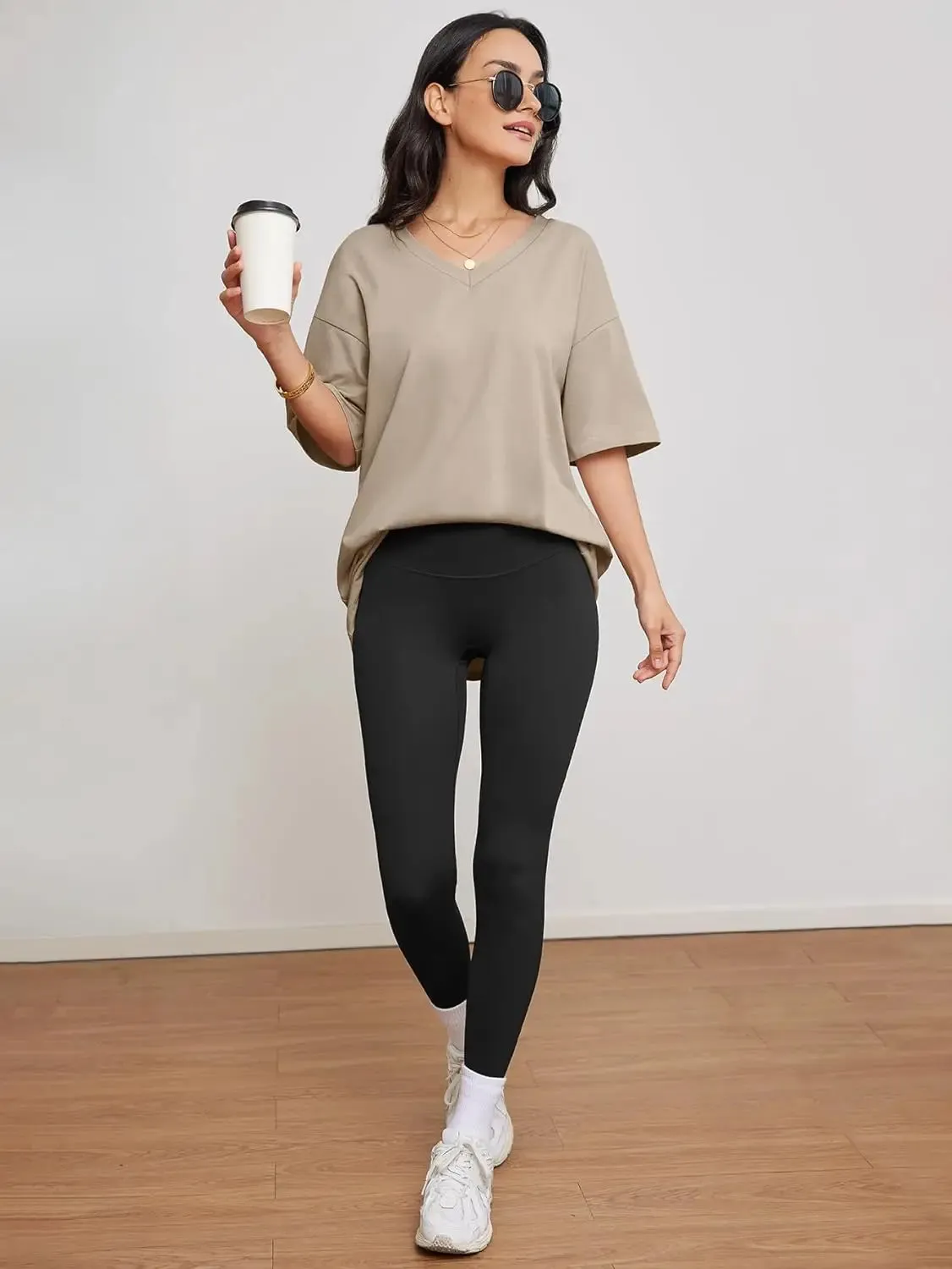 Natalia® | Oversized T-shirt with V-neck