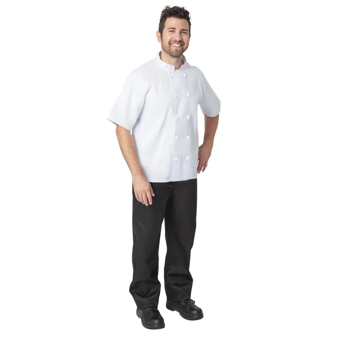 Nisbets Essentials Chef Jacket White XS (2 Pack)