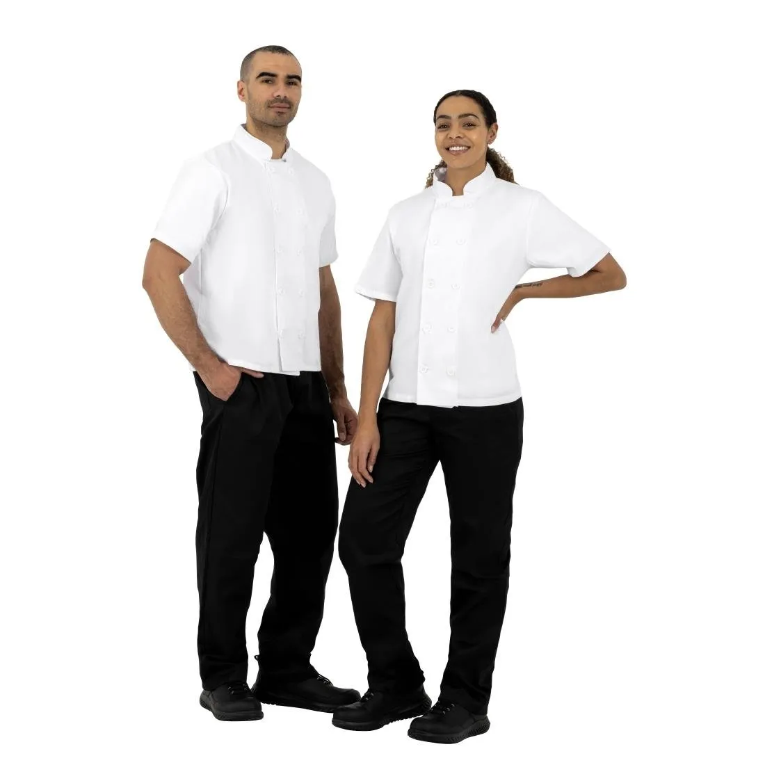 Nisbets Essentials Chef Jacket White XS (2 Pack)