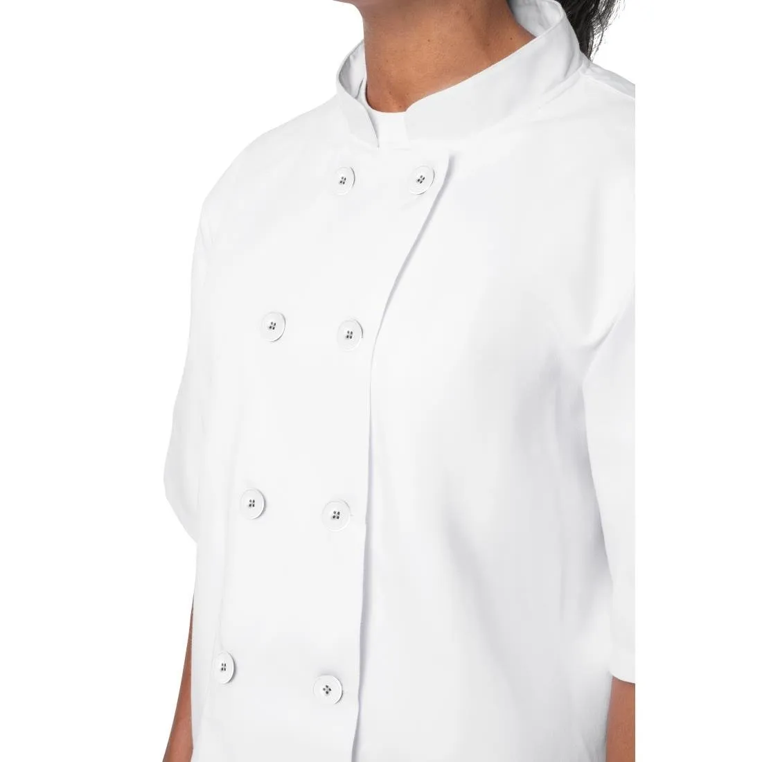 Nisbets Essentials Chef Jacket White XS (2 Pack)