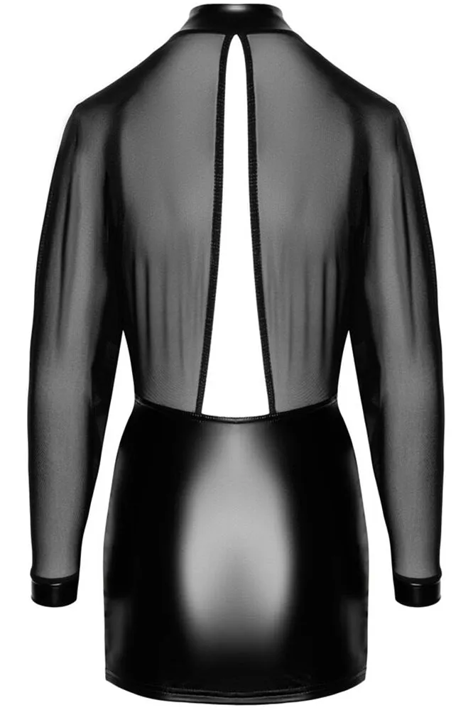 Noir Handmade Transparent Tulle Dress