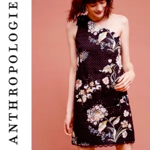 NWOT — Anthropologie Maeve Floral Studded Ashbury Dress — Size 8
