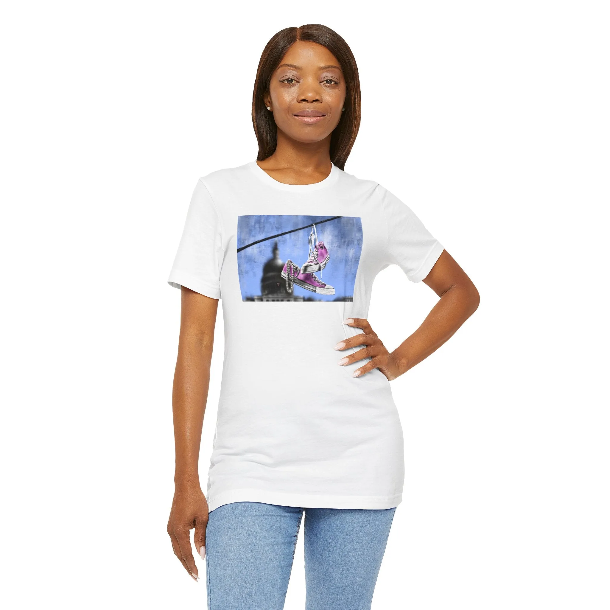 Oh So Pretty Pink | Chucks & Pearls Unisex T-Shirt