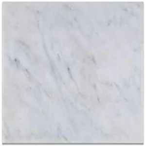 Oriental White - Eastern White Marble 12" X 12" POLISHED Field Tile - Lot of 50 sq. ft.