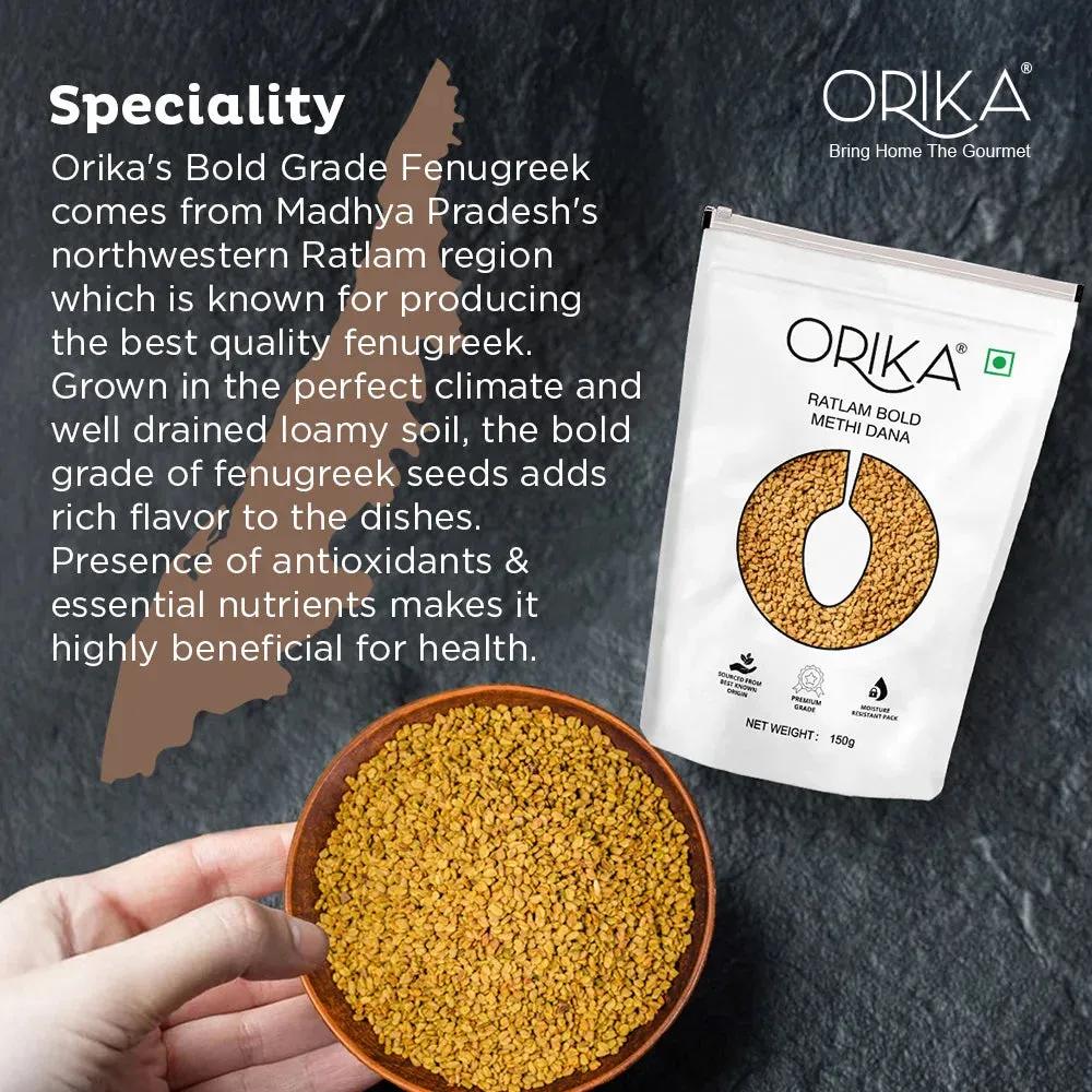 Orika Ratlam Bold Methi Dana, 150g