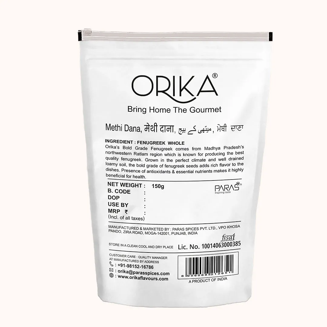 Orika Ratlam Bold Methi Dana, 150g
