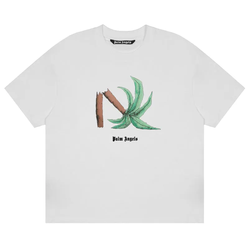 PALM ANGELS Coconut tree big logo T-Shirt