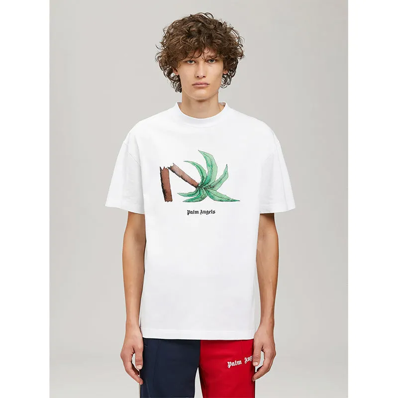 PALM ANGELS Coconut tree big logo T-Shirt