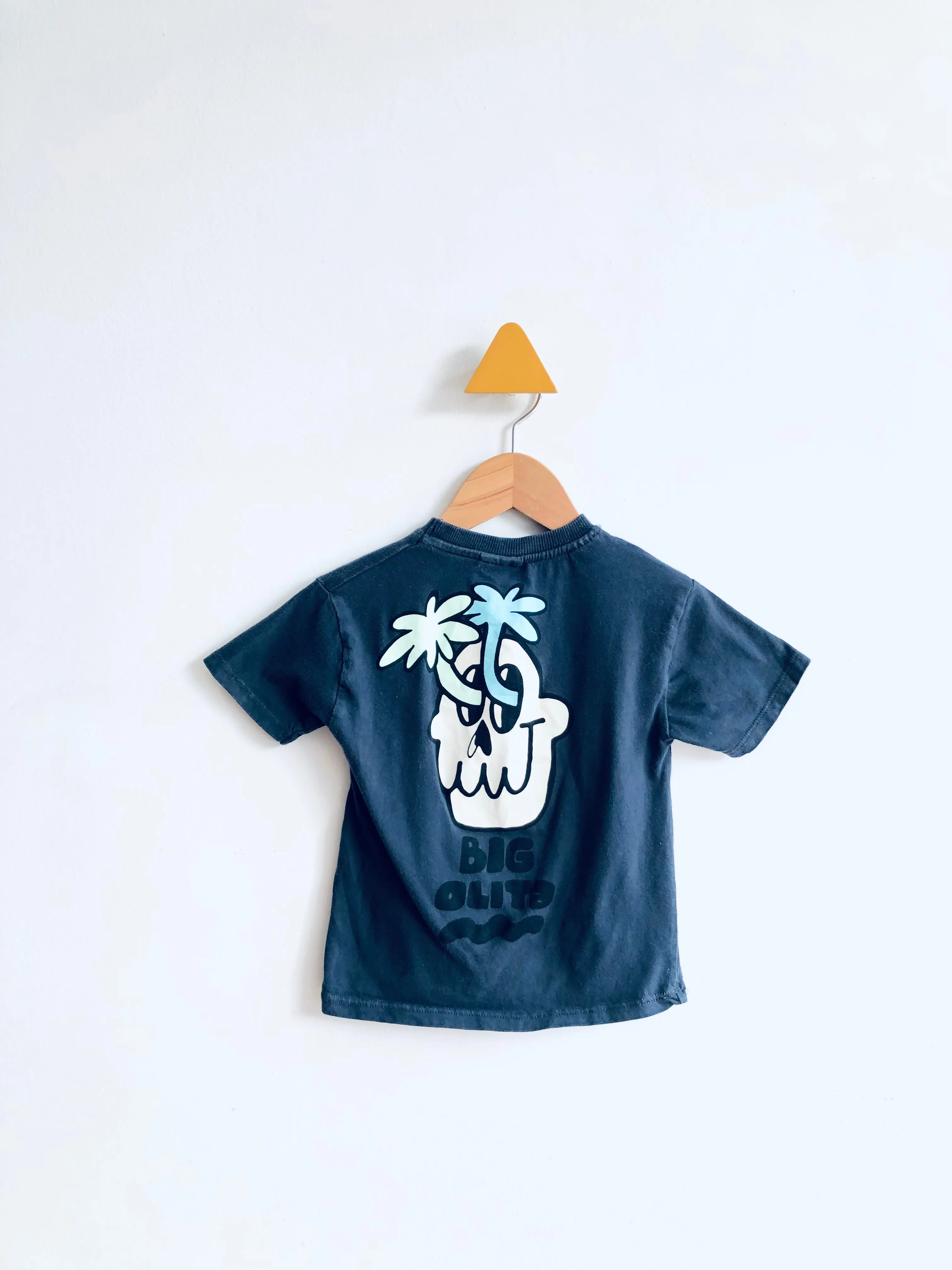 Palm Tree Skull Tee // 12-18M