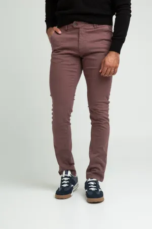 Pantalón Chino Burdeos