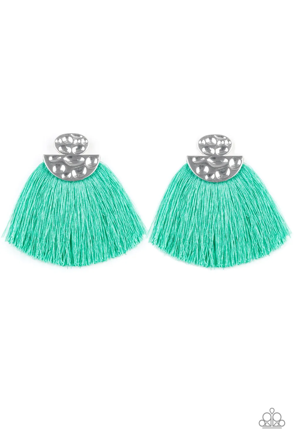 Paparazzi Make Some PLUME Earrings Green
