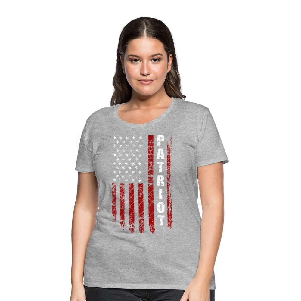 Patriot American Flag Women’s Premium T-Shirt