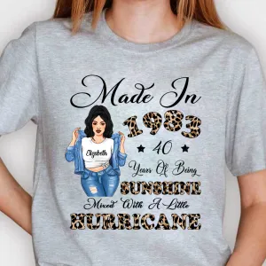 Personalized 40th Birthday Womens T-Shirt