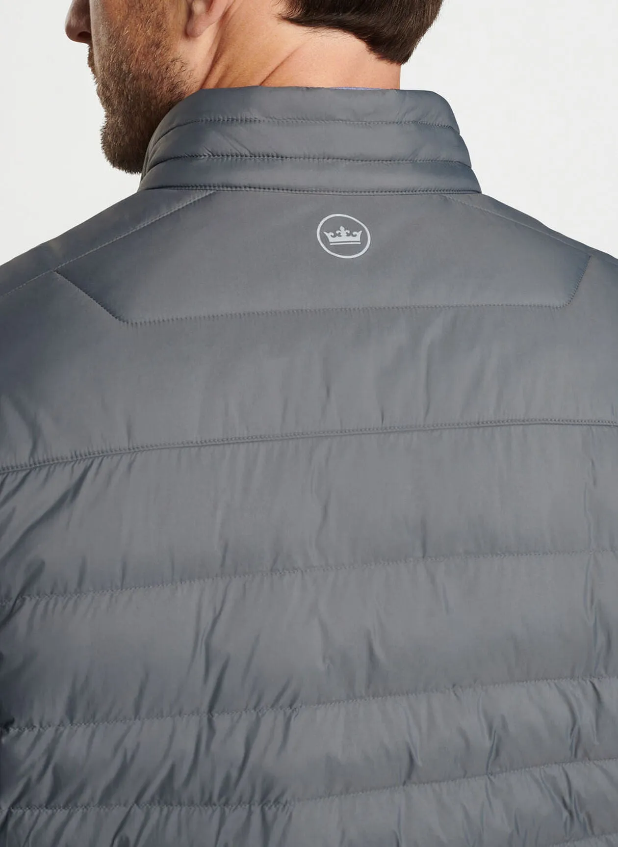 Peter Millar Mens Classic Fit All Course Jacket - IRON