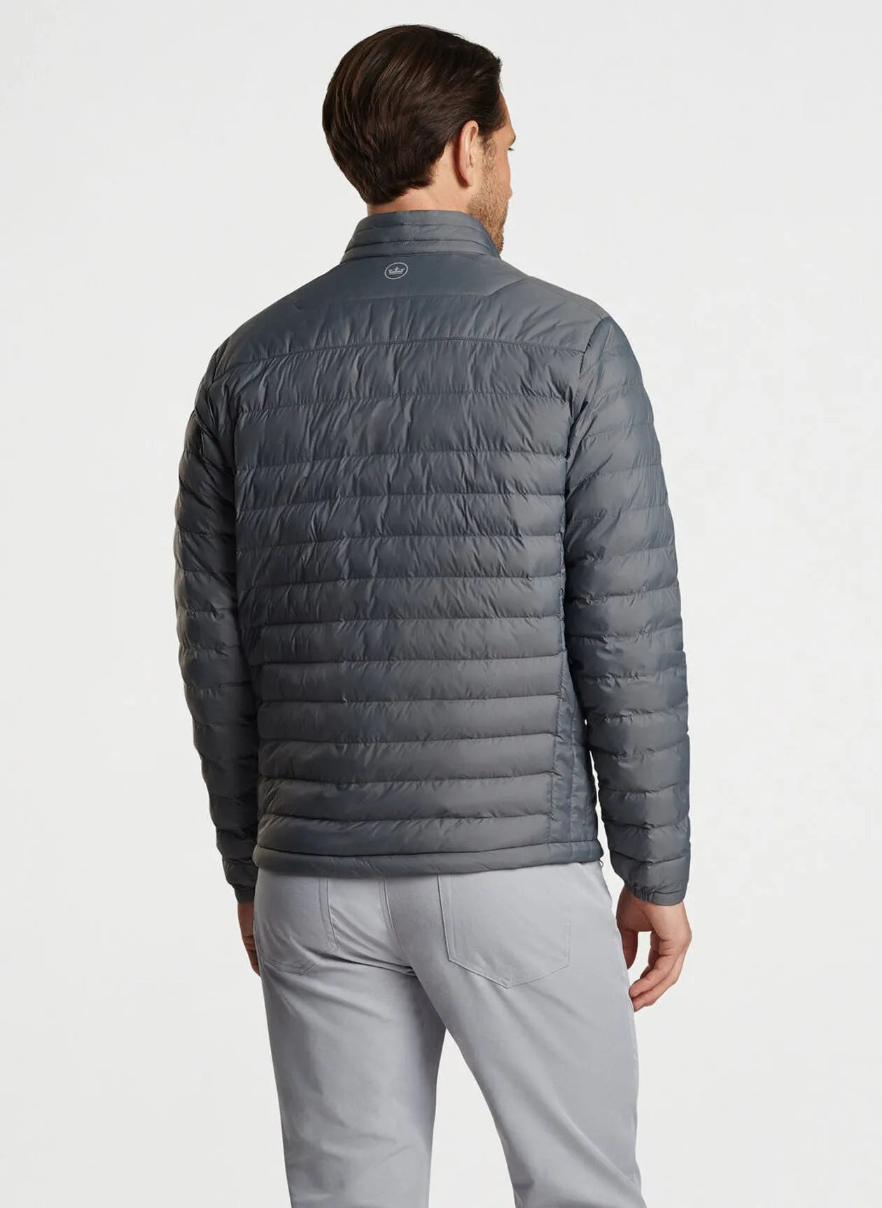 Peter Millar Mens Classic Fit All Course Jacket - IRON