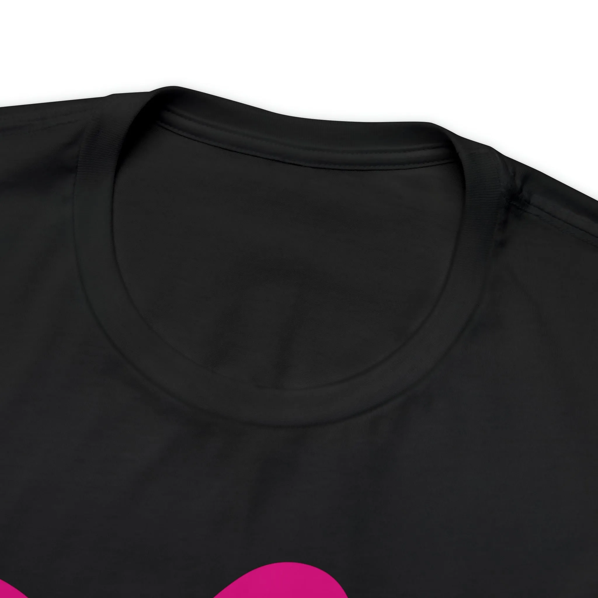 Pink Hearts Happy Valentine's Day T-Shirt | Sweetheart Tee |  Bella Canvas 3001 Unisex |  Three Love Hearts Short Sleeve Tshirt