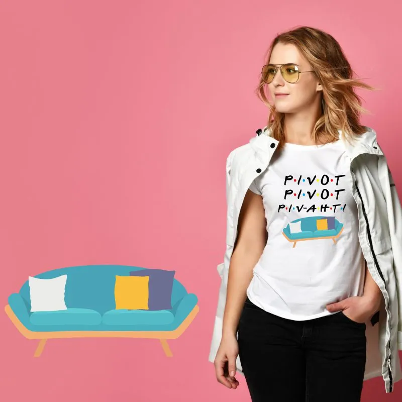 Pivot Pivot Friends Theme T-Shirt