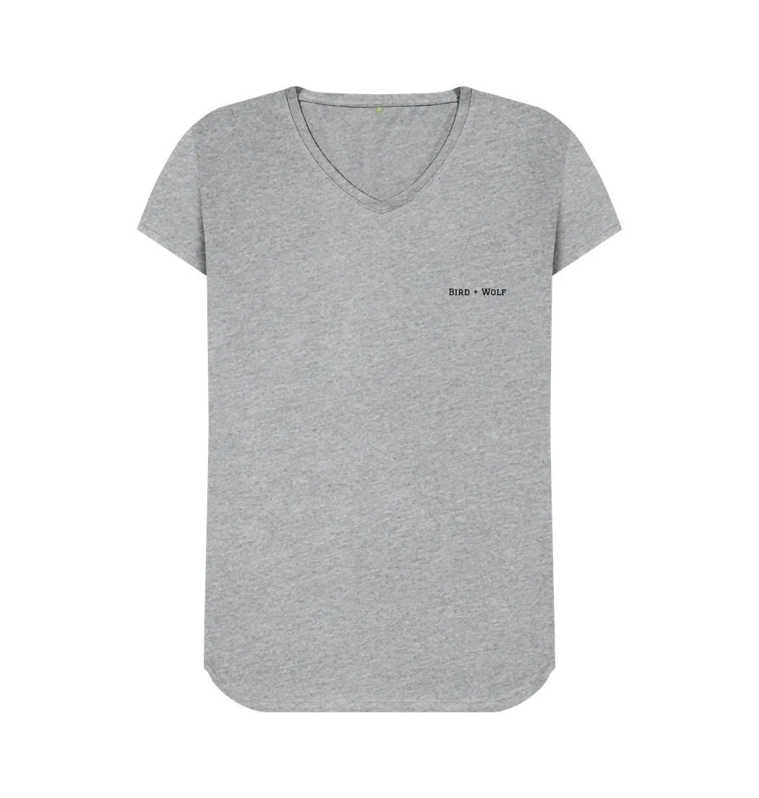 Plain V Neck Tee