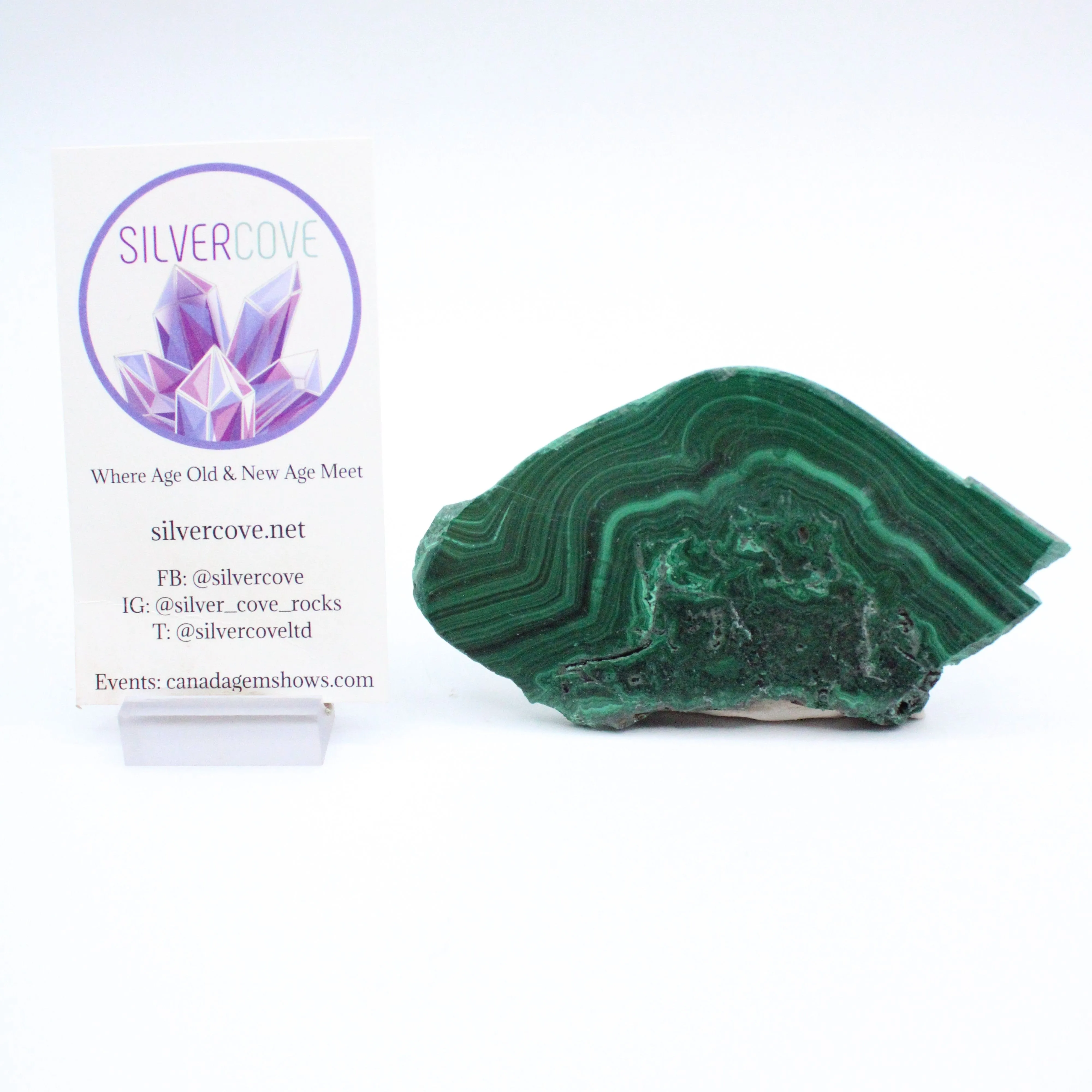 Polished Malachite Slab