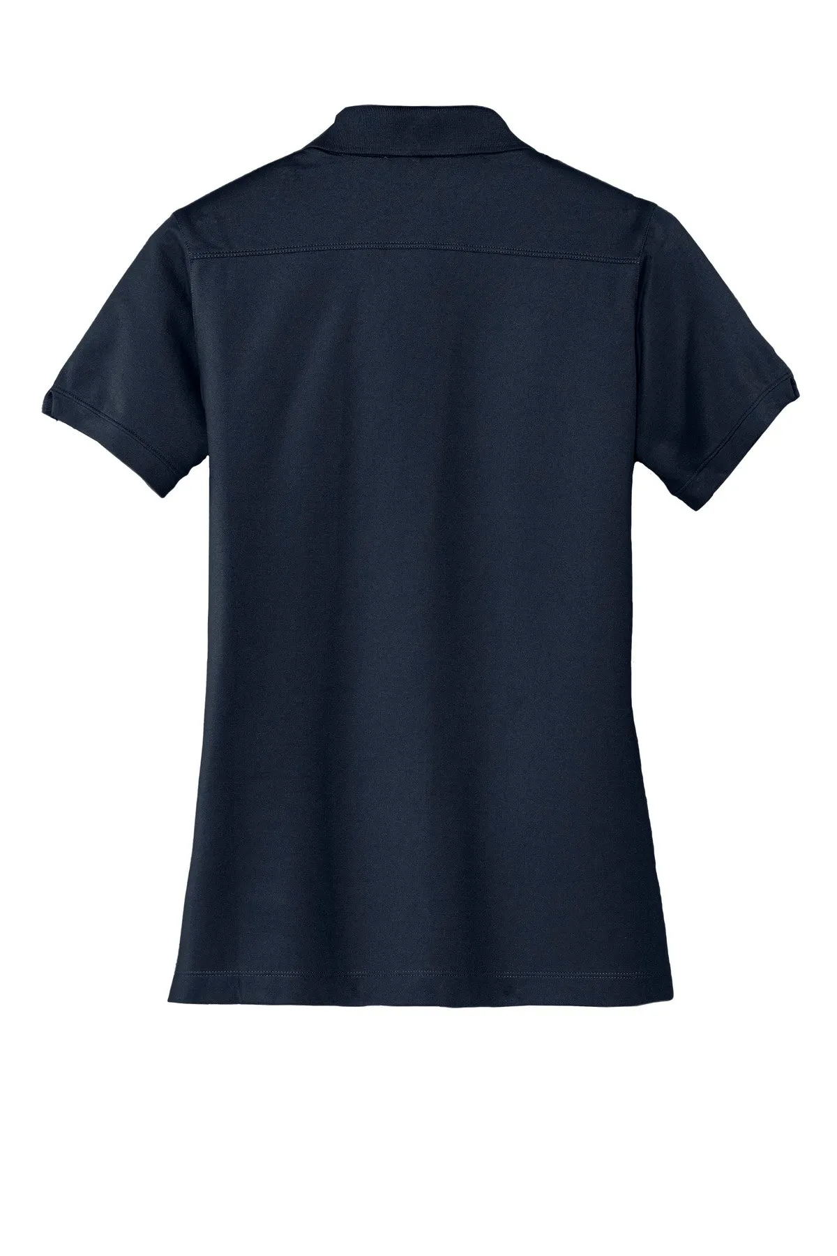 Port Authority Women's Stretch Pique Polo. L555 Dress Blue Navy