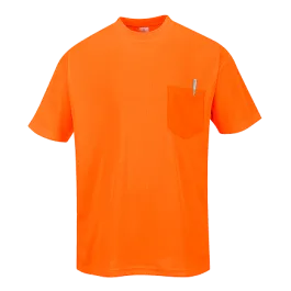 Portwest S578 Day-Vis Pocket Short Sleeve T-Shirt